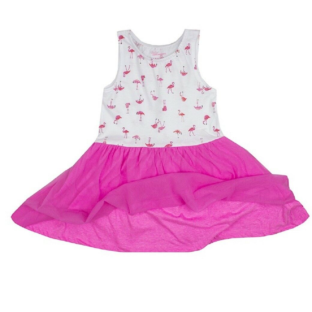 Pink Flamingo Jersey Cotton Dress