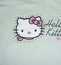 Load image into Gallery viewer, Girls Light Green Hello Kitty Cotton Long sleeve Top
