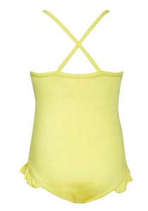 Girls Minion Yellow Multi All in one Swimming Costume