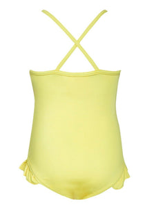 Girls Minion Yellow Multi All in one Swimming Costume