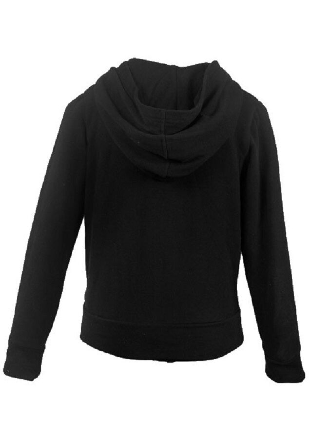 Black Longsleeve Fleece Hoodie