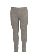 Load image into Gallery viewer, Girls Grey / Mid Pink Full Length Elasticated Waist Stretchy Leggings
