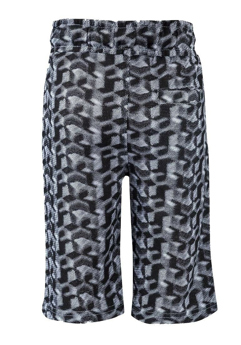 Urban Outlaws Black & White Bermuda Shorts
