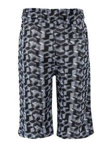Urban Outlaws Black & White Bermuda Shorts