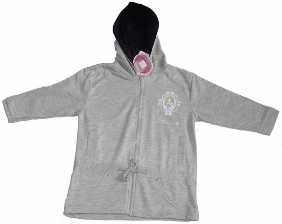 Grey Disney Princess Hooded Cardigan
