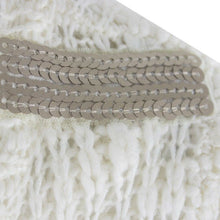 Load image into Gallery viewer, Cream Fluffy Knit Textured Sequence Shoulder Jumper
