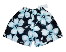 Load image into Gallery viewer, Boys Blue White Multi Floral Swimming Shorts
