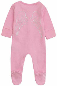 Pink Little Angel Pure Cotton Romper Sleepsuit