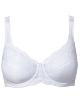 Load image into Gallery viewer, Trofé White Bianca Full Cup Under-Wired Minimiser Bra
