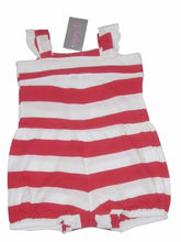 Load image into Gallery viewer, Red Minoti Striped Strappy Playsuit
