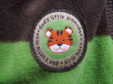 Load image into Gallery viewer, Baby Boys Sleepsuit Green &amp; Brown Striped Hooded 3Piece Romper Set
