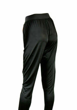 Load image into Gallery viewer, Black Elasticated Waist Full Harem Stretchy Jeggings
