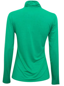 Turtle Neck Long Sleeve Roll Neck Top