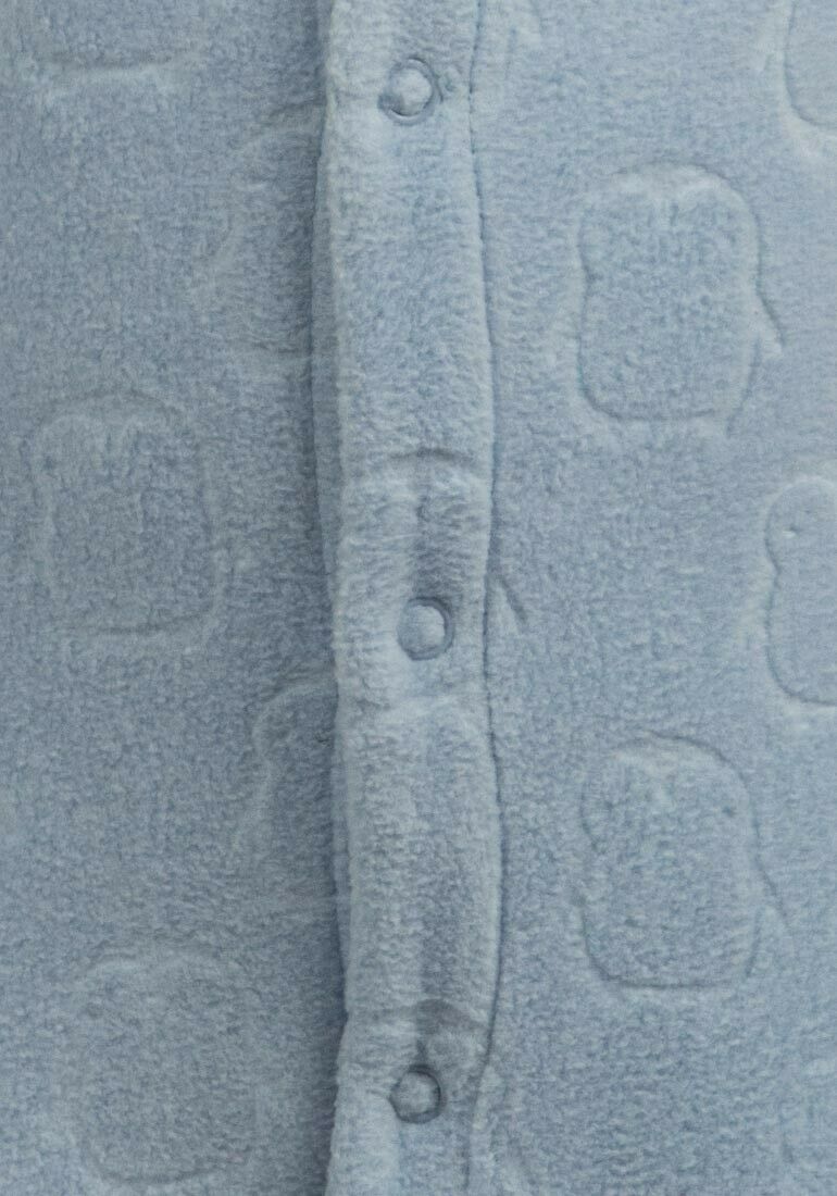 Owl Print Soft Fleece Non Slip Footie Soles Sleepsuit