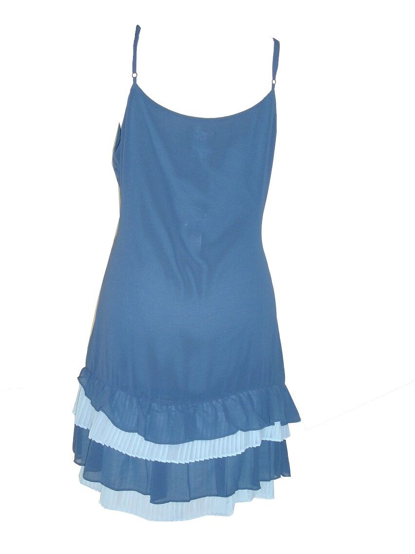 Teal Chiffon Strappy Dress