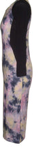 Load image into Gallery viewer, Black Multi Tye Dye Print Bodycon Dress
