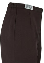 Load image into Gallery viewer, Brown Side Elasticated Waist Comfort Fit Trouser
