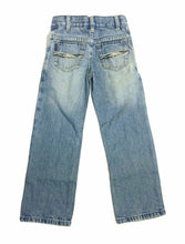 Load image into Gallery viewer, Boys Blue Dirty Wash Crinkle Effect Cotton Jeans
