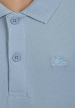 Load image into Gallery viewer, Sky Blue Minoti Cotton Short Sleeve School Plain Polo Shirt
