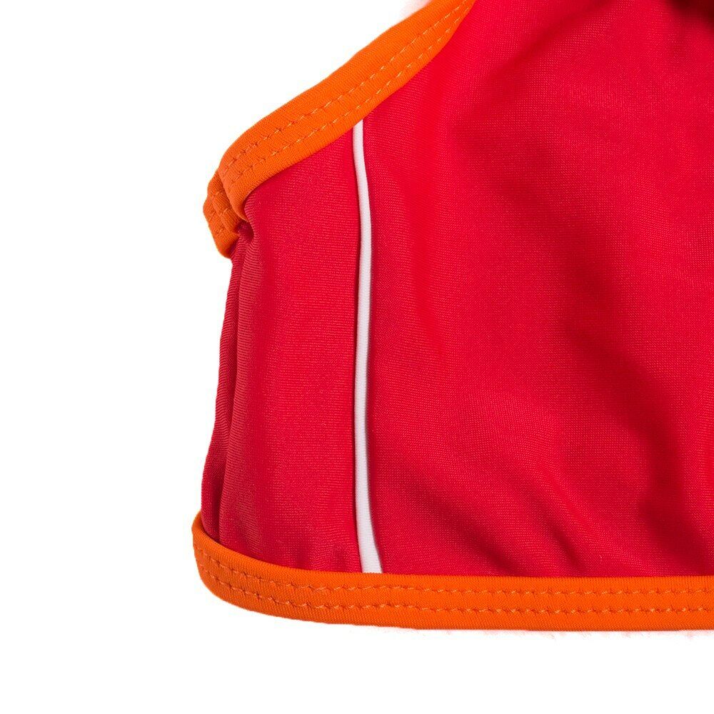 Girls Red Seafore Bikini Tankini Back Racer Top & Bottom 2pce Swimsuit