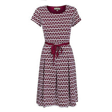 Load image into Gallery viewer, Cerise &amp; White Epilogue Perforated Dress
