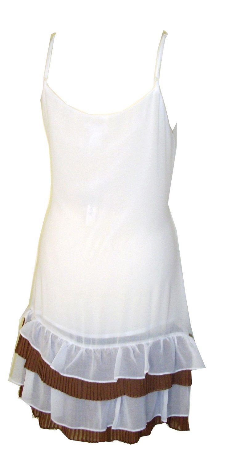 Beige Chiffon Strappy Dress