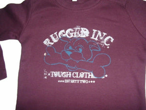 Maroon Tex Baby Brand Rugged Inc. Print Top