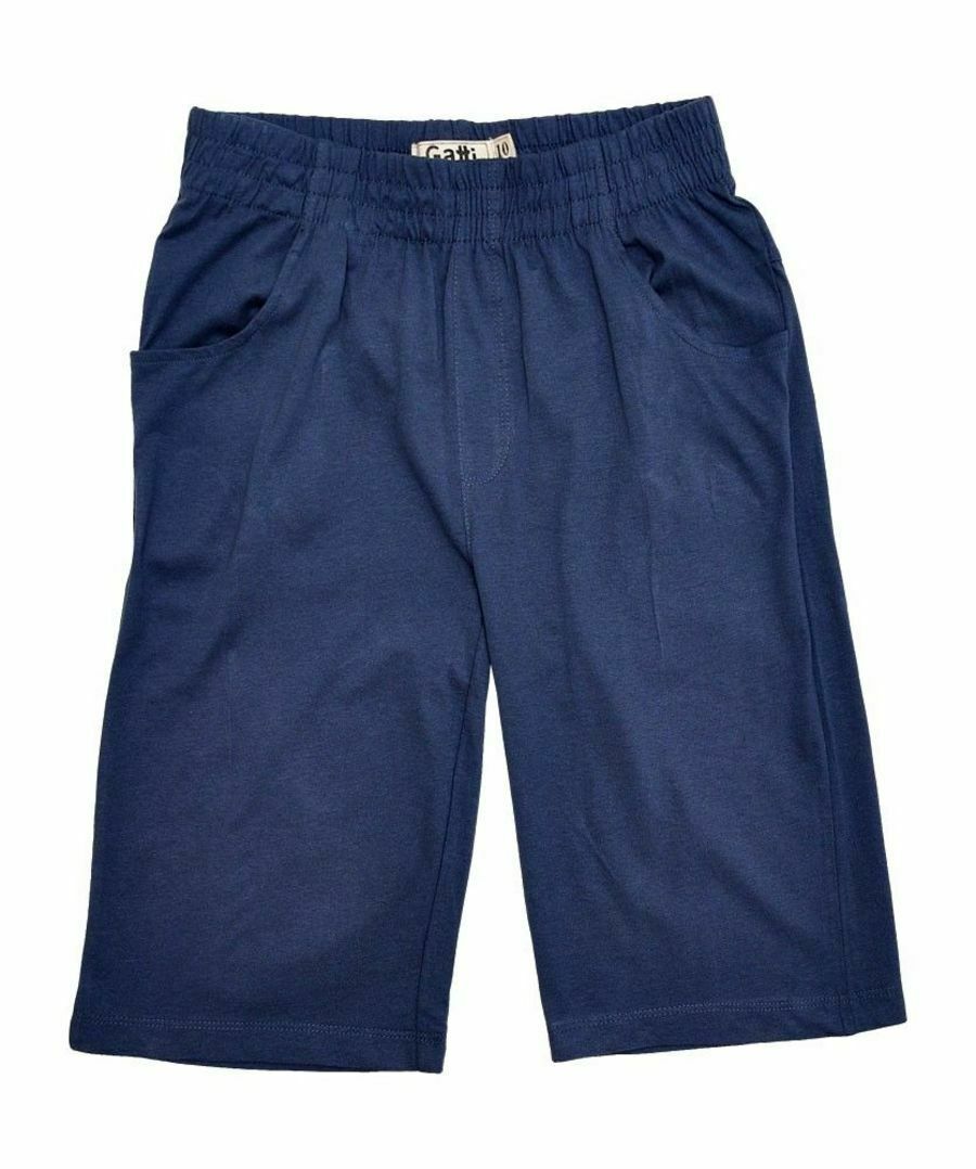 Boys White Cotton OK to BE 8 T-Shirt & Navy Short Set