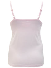 Load image into Gallery viewer, Pink Strappy Secret Support Adjustable Strap Cami Vest Top
