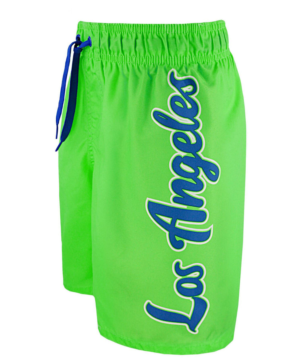 Boys Lime Green Miami Los Angeles New York Swimming Shorts