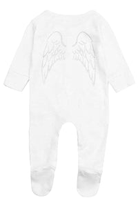 White Little Angel Pure Cotton Romper Sleepsuit