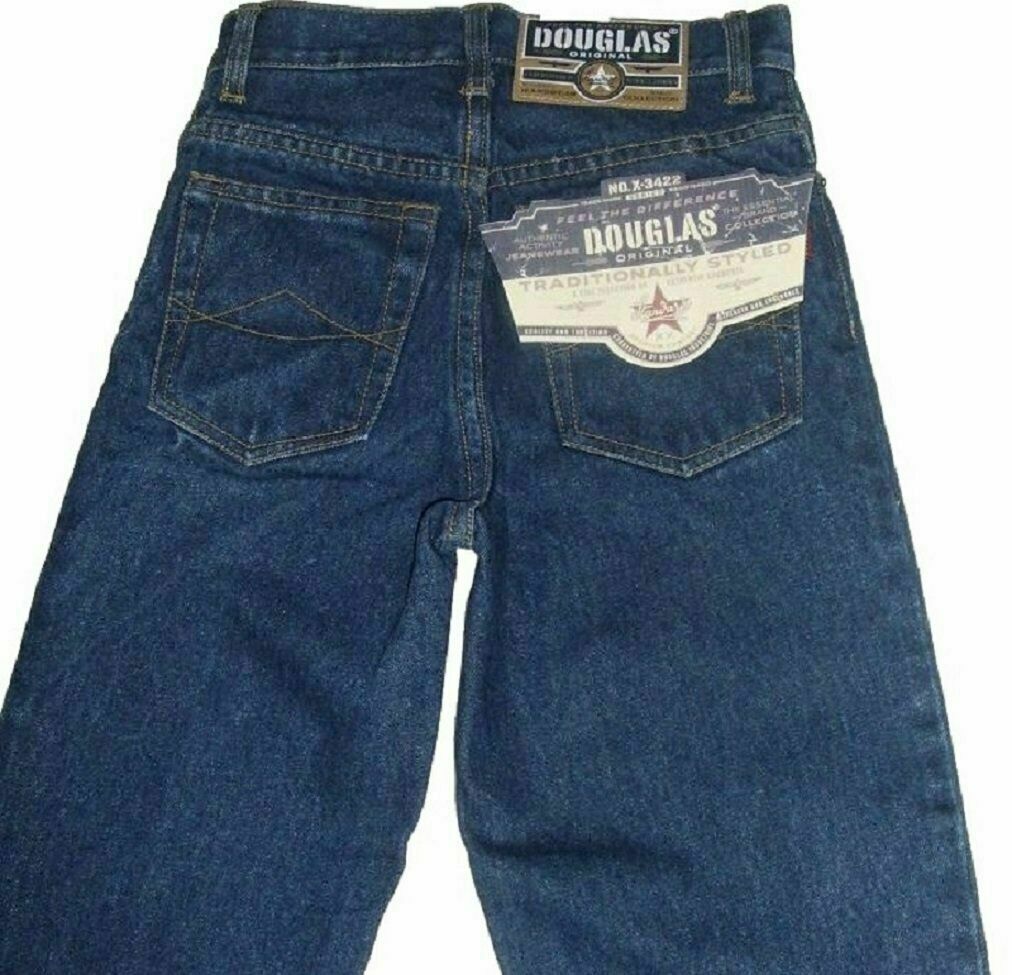 Boys Blue Douglas Original Authentic Cotton Jeans