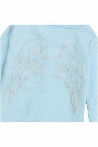 Blue Little Angel Pure Cotton Romper Sleepsuit
