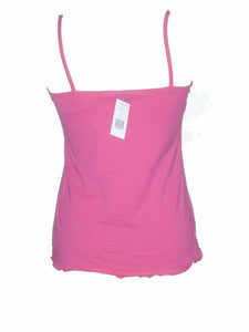 Rose Pink Embellished Strappy Vest Top