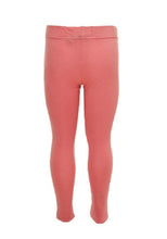 Load image into Gallery viewer, Girls Grey / Mid Pink Full Length Elasticated Waist Stretchy Leggings
