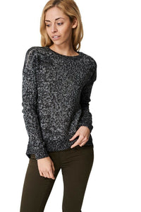 Grey Multi Loose Fit Soft Knit Jumper