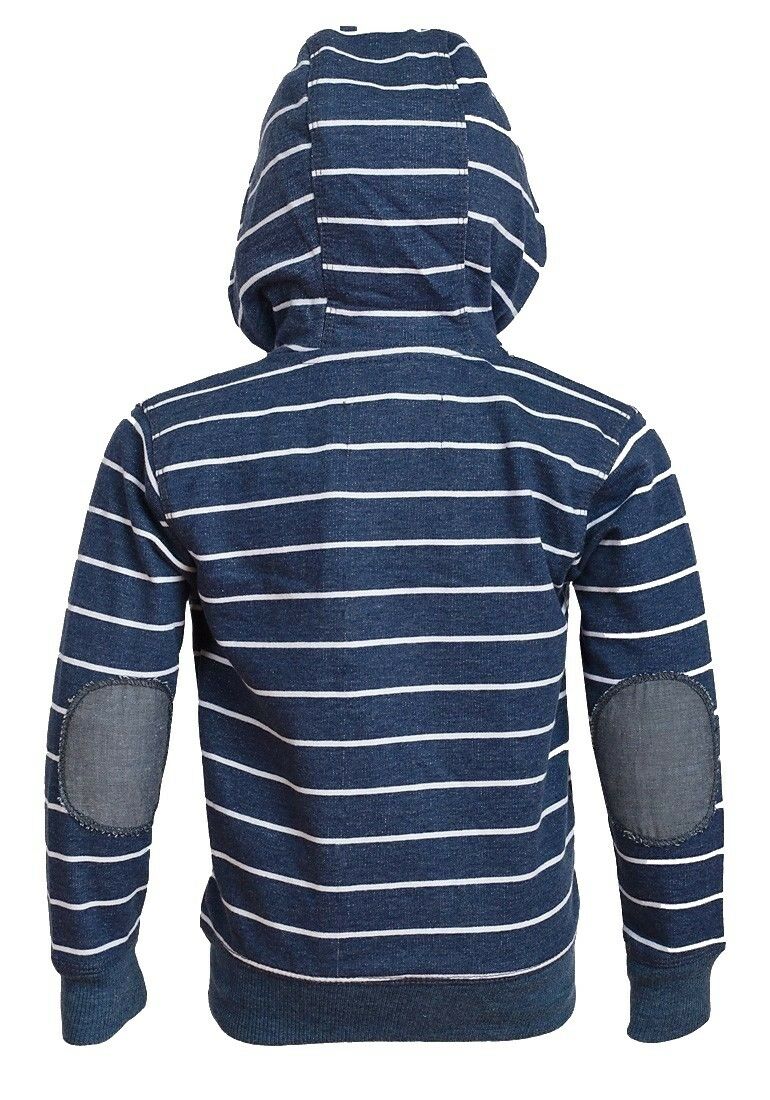 Boys Soul & Glory Blue & White Stripe Hoody