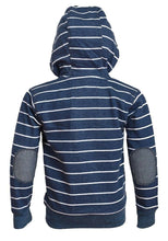 Load image into Gallery viewer, Boys Soul &amp; Glory Blue &amp; White Stripe Hoody
