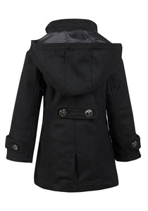 Dollhouse Wool Blend Hooded Winter Coat