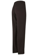 Load image into Gallery viewer, Brown Side Elasticated Waist Comfort Fit Trouser
