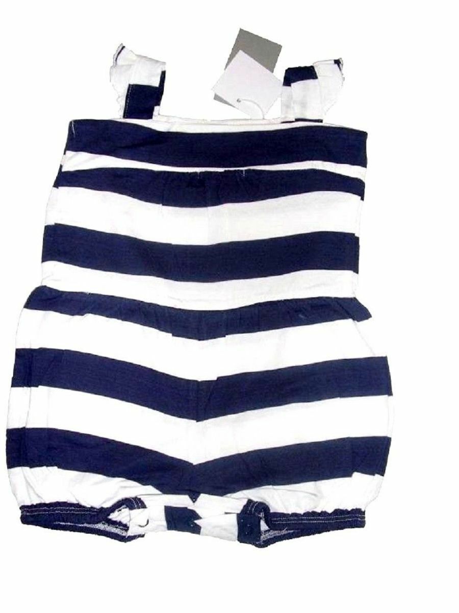 Blue Minoti Striped Strappy Playsuit