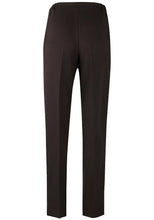 Load image into Gallery viewer, Brown Side Elasticated Waist Comfort Fit Trouser
