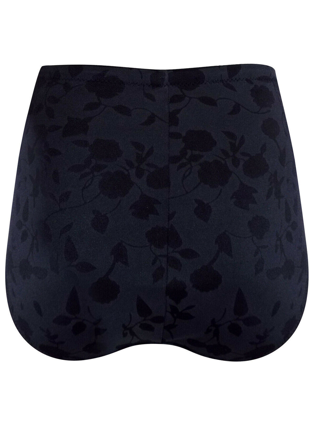 Black Jacquard Firm Control Shaping Briefs