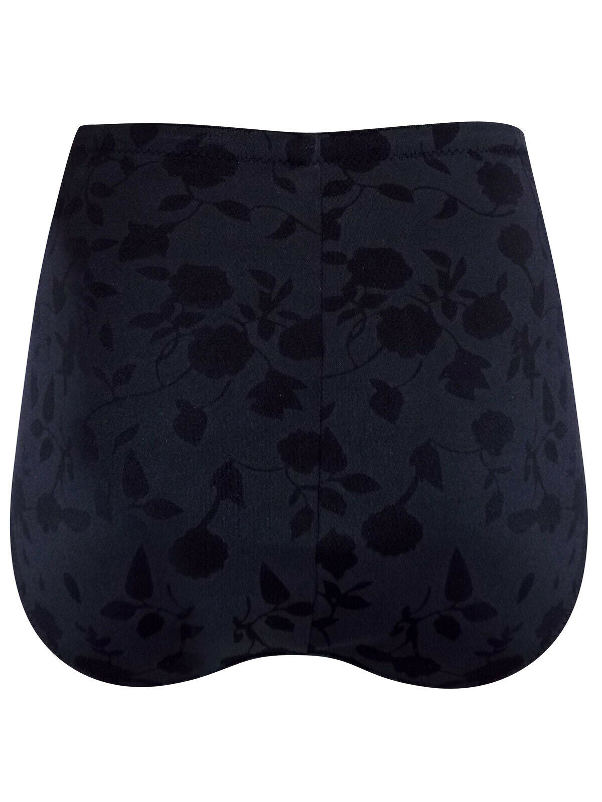 Black Jacquard Firm Control Shaping Briefs