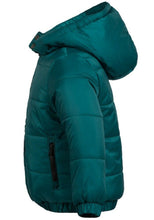 Load image into Gallery viewer, Minoti Jade Green Sherpa Lined  Hooded Winter Coat
