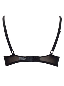 Black All Over Lace Underwired Support Full Cup Bra.