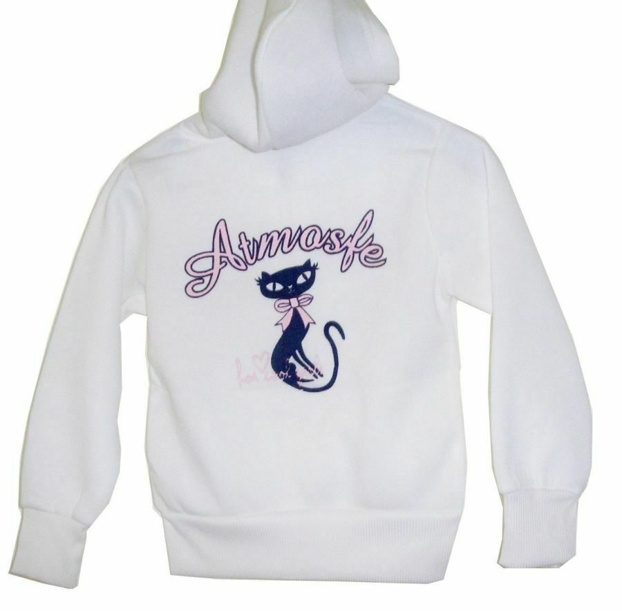 Girls Cream & Navy Kool Look Tracksuit