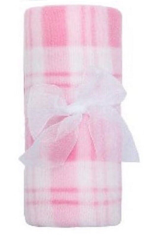 Baby Newborn Boy Girl Blankets Moses Basket Pram Crib Soft Fleece Shower Blanket