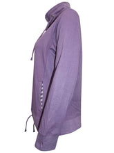 Load image into Gallery viewer, Purple Cotton Rich Funnel Neck Top

