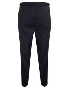 Black Slim Fit Flat Front Smart Suit Trouser